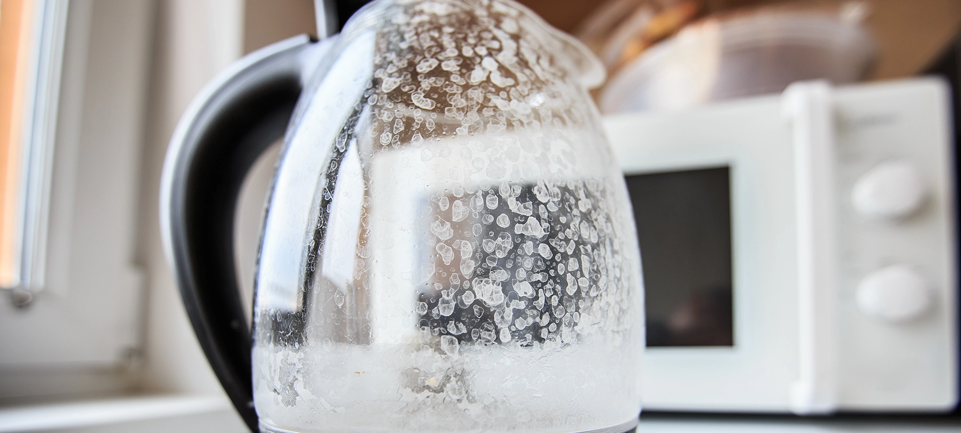 hard water build-up